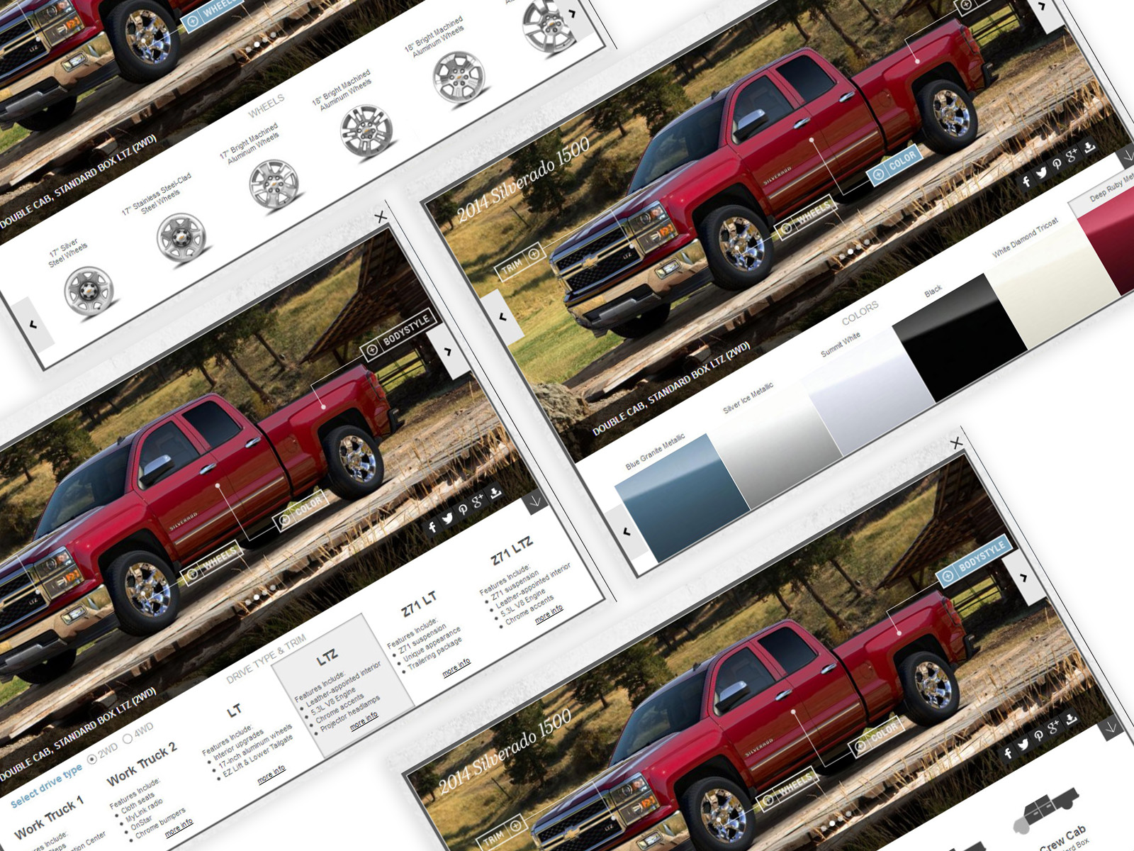 GMC 2014 Silverado Interactive Configurator - Project Preview